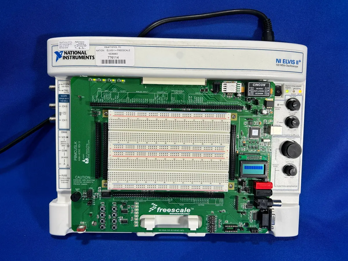 Elvis Ii + Freescale National Instruments Workstation Used 1