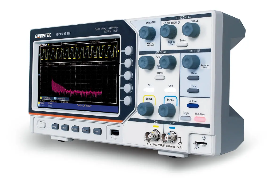 Gds-912 Instek Digital Oscilloscope New 1