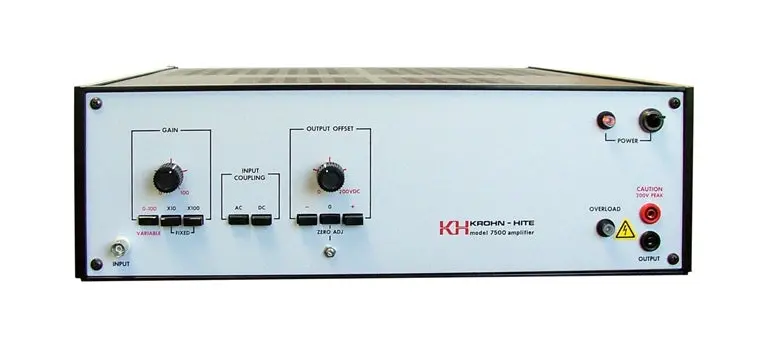 7500 Krohn Hite Rf Amplifier Used 1