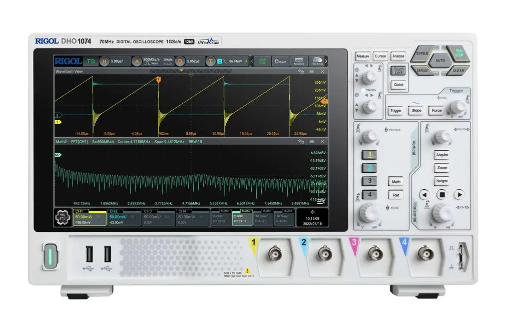 Dho1074 Rigol Digital Oscilloscope New 1