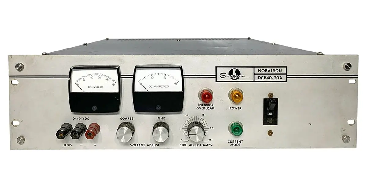 Dcr40-20A Sorensen Dc Power Supply Used 1