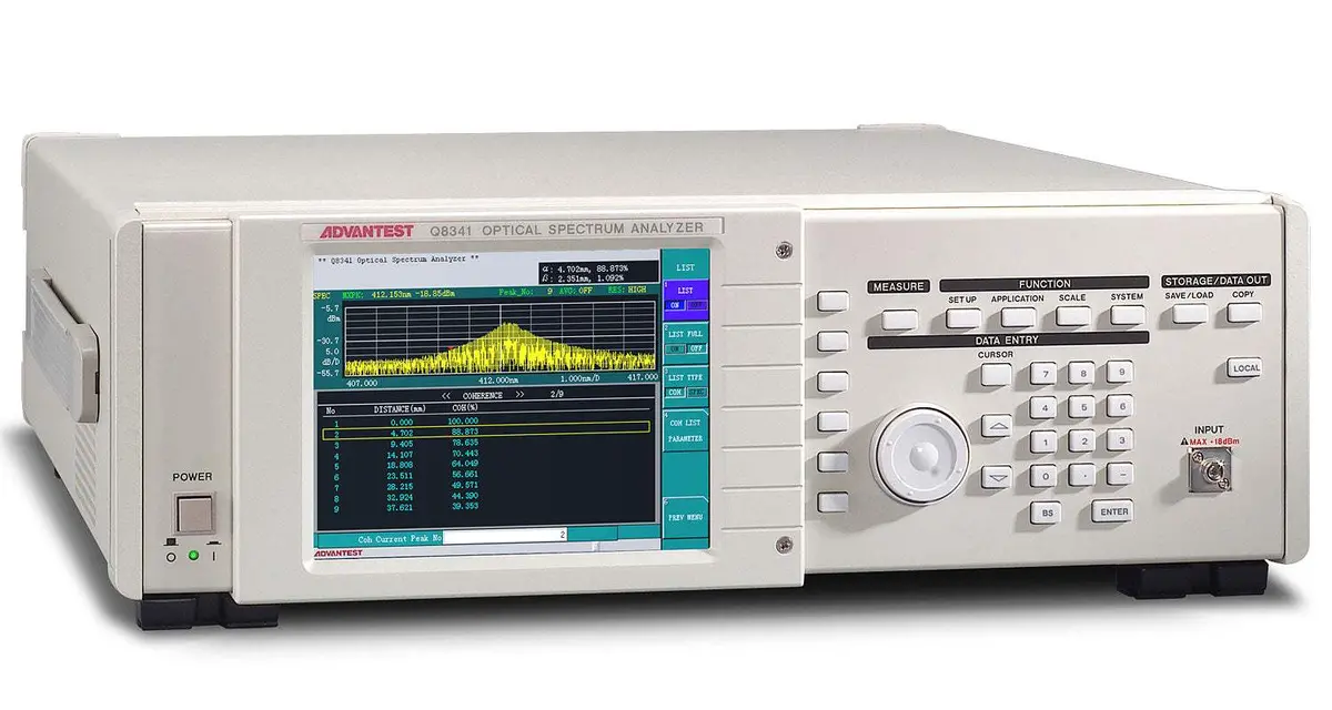 Q8341 Advantest Optical Analyzer Used 1