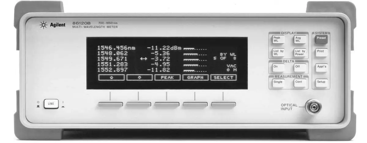 86120B Agilent Optical Meter Used 1