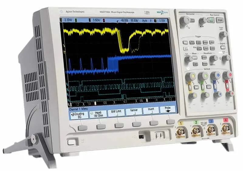 Dso7104b Agilent Digital Oscilloscope Used 1
