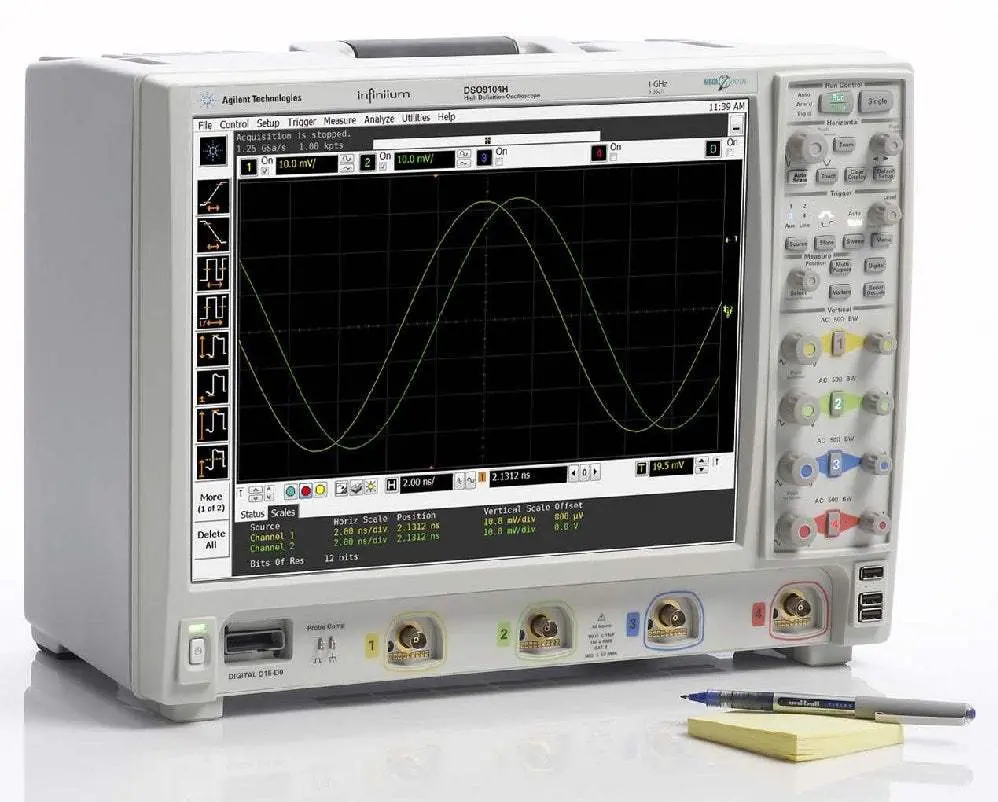 Dso9024h Agilent Digital Oscilloscope Used 1