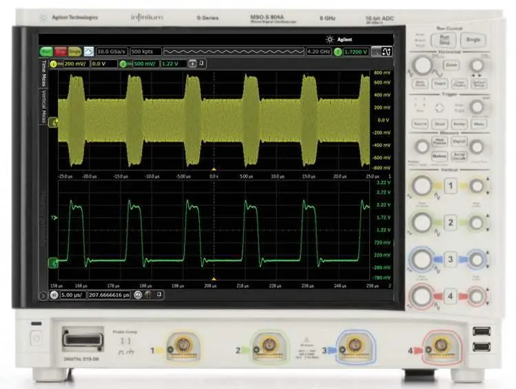 Msos204a Agilent Mixed Signal Oscilloscope Used 1