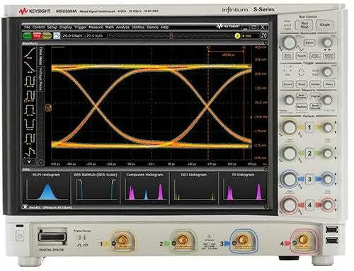 Msos054a Agilent Mixed Signal Oscilloscope Used 1