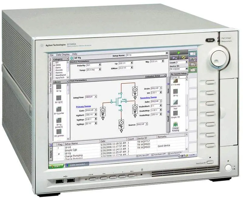 B1500a Agilent Semiconductor Parameter Analyzer Used 1