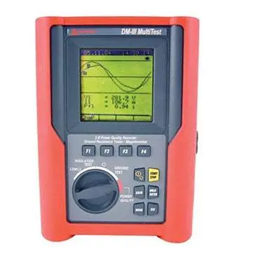 Dm-Iii Multitest Amprobe Power Analyzer Used 1