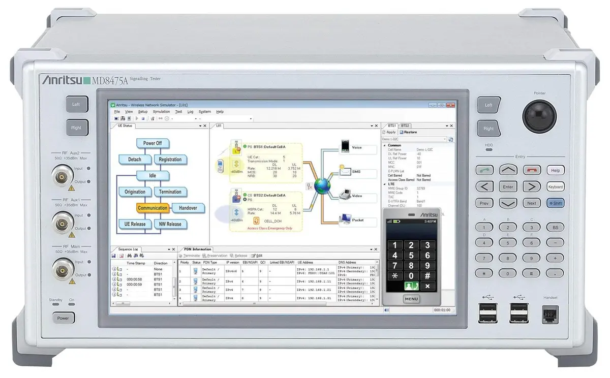 Md8475a Anritsu Communication Analyzer Used 1