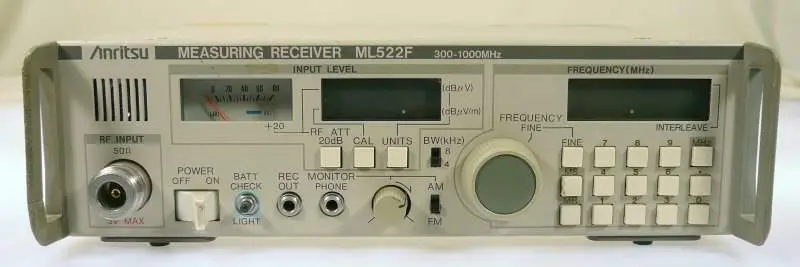 Ml522f Anritsu Receiver Used 1