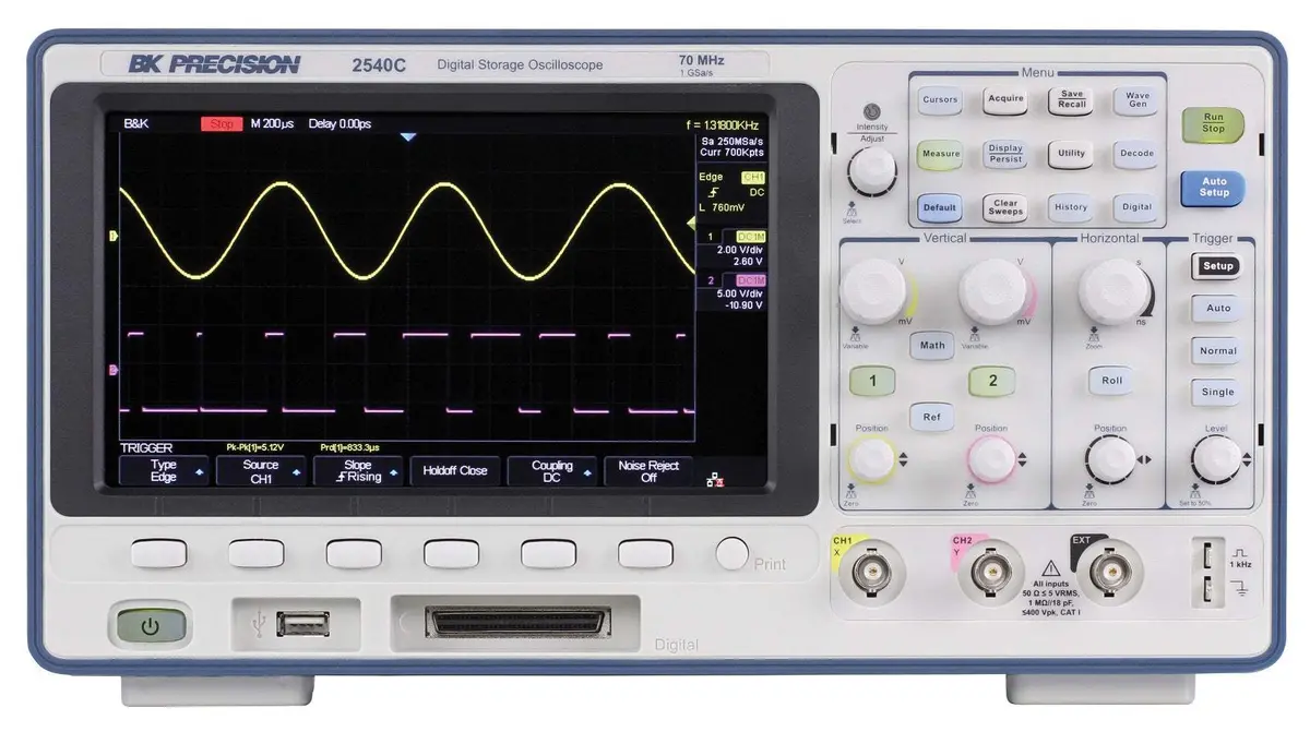 2540C B&K Precision Digital Oscilloscope New 1