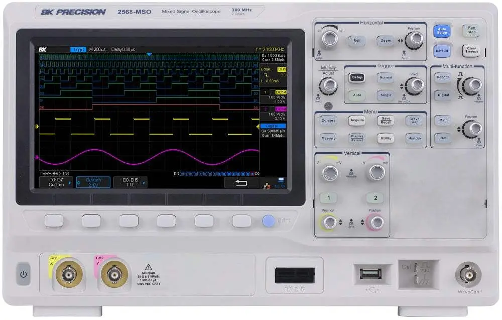 2568-Mso B&K Precision Mixed Signal Oscilloscope New 1