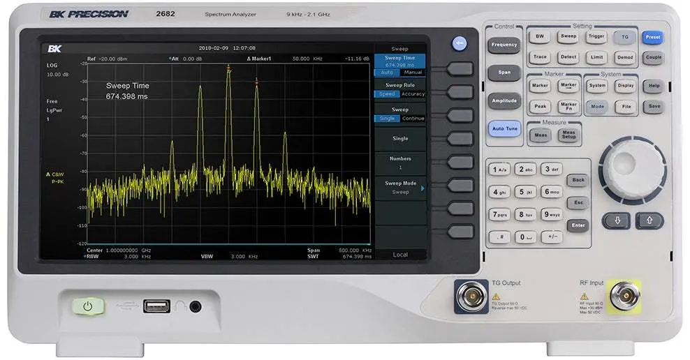 2682 B&K Precision Spectrum Analyzer New 1