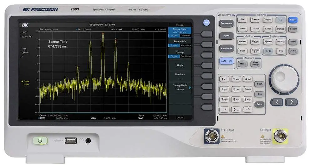 2683 B&K Precision Spectrum Analyzer New 1