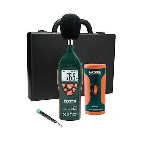 407732-Kit-Nist Extech Sound Meter New 1