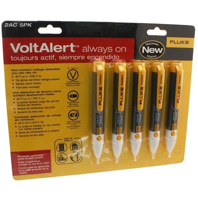 Flk2ac/90-1000V5pk Fluke Voltage Detector New 1
