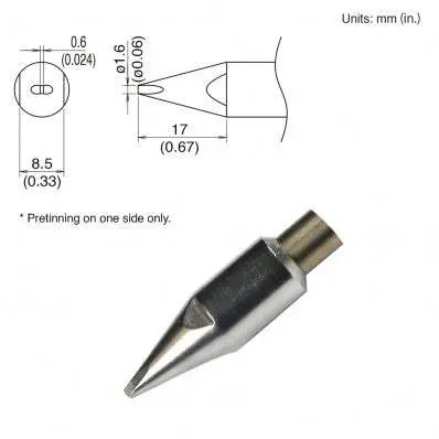 Tx2-Xdf16 Hakko Soldering Tip New 1