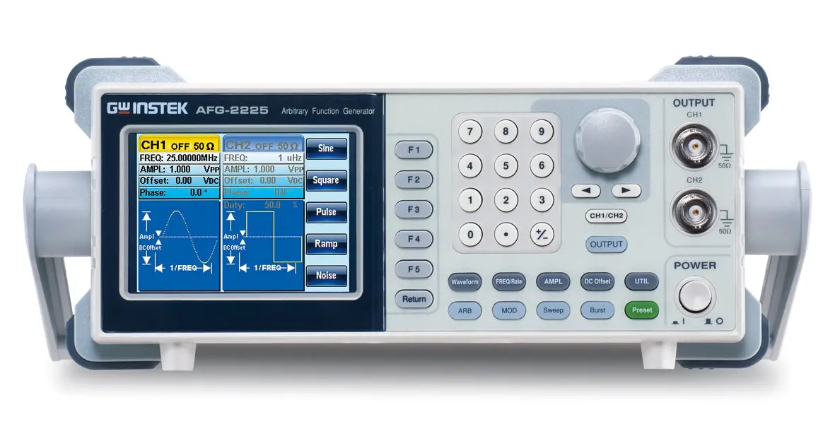 Afg-2225 Instek Arbitrary Waveform Generator New 1