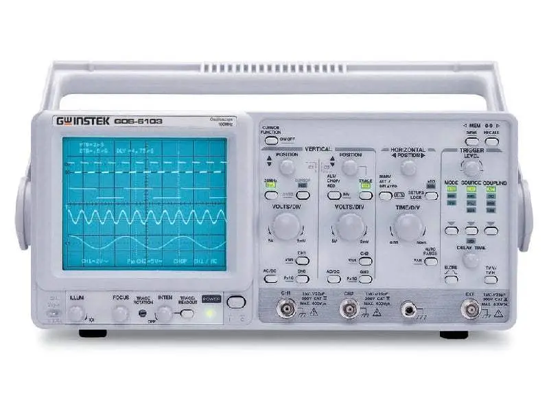 Gos-6103C Instek Analog Oscilloscope Used 1