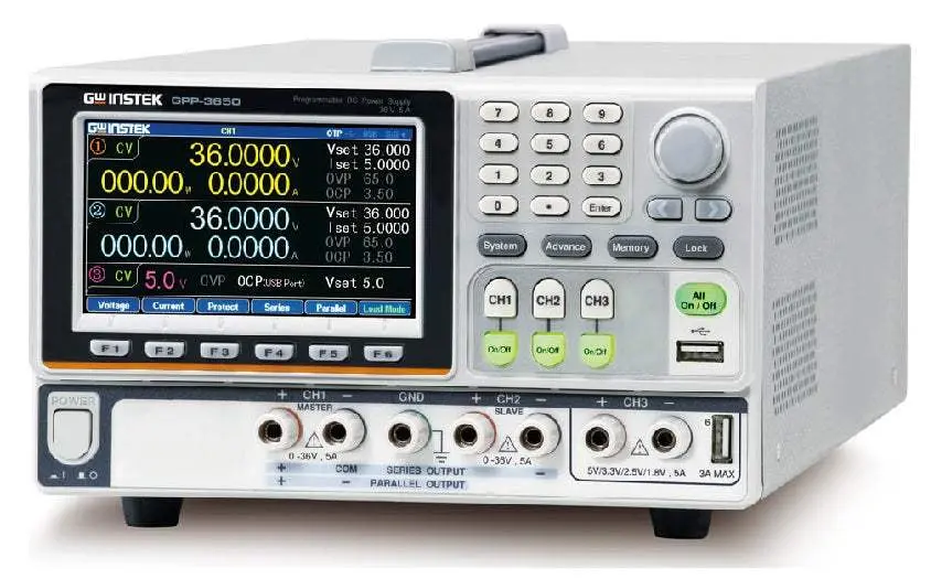 Gpp-3650-Gpib Instek Dc Power Supply New 1