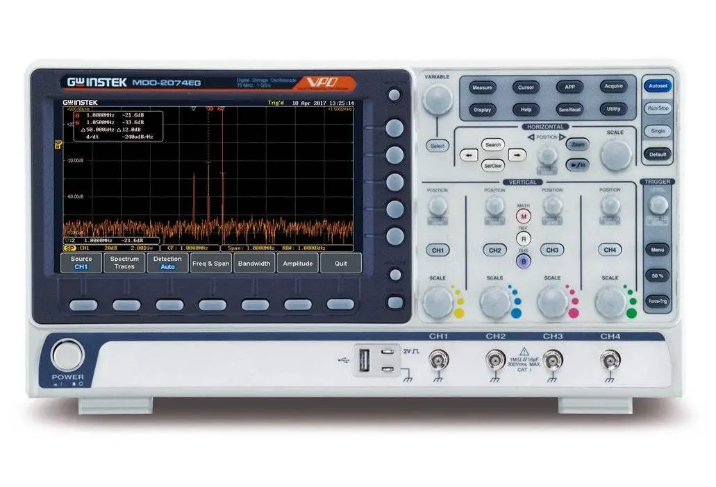 Mdo-2074Eg Instek Mixed Domain Oscilloscope New 1