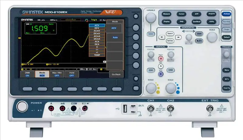 Mdo-2102Ex Instek Mixed Domain Oscilloscope New 1