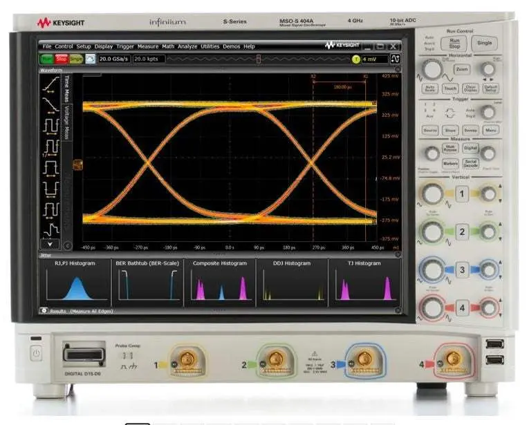 Msos404a Agilent Mixed Signal Oscilloscope Used 1