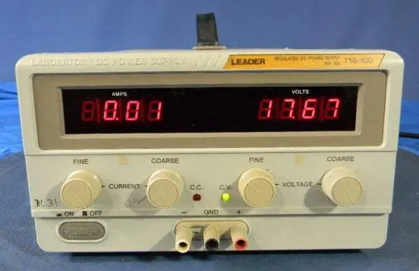 718-10D Leader Dc Power Supply Used 1