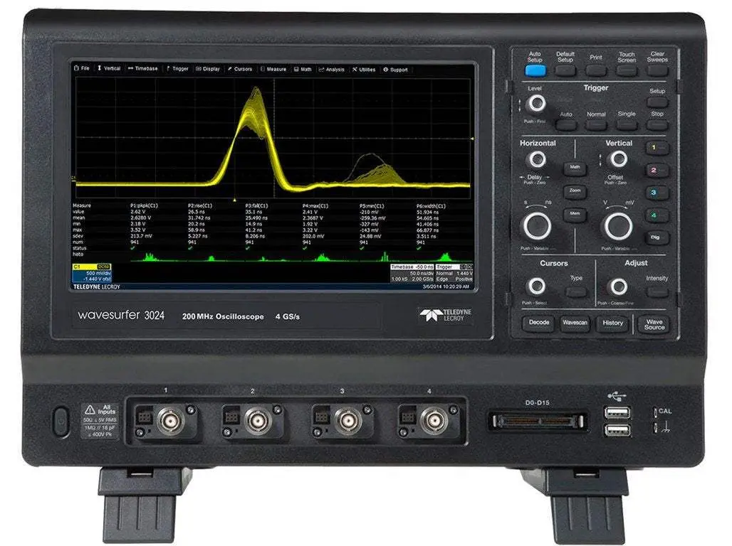 Wavesurfer 3024 Teledyne Lecroy Digital Oscilloscope Used 1