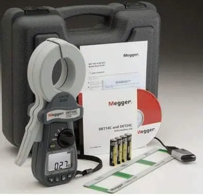 Det24c Megger Clamp-On Earth Ground Resistance Testers New 1