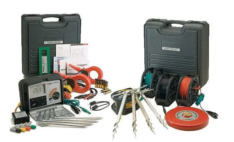 Det4tc2 + Kit Megger Digital Ground Testers New 1