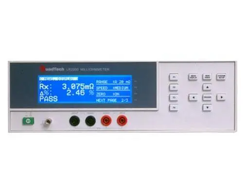 Lr 2000 Quadtech Milli Ohmmeter Used 1