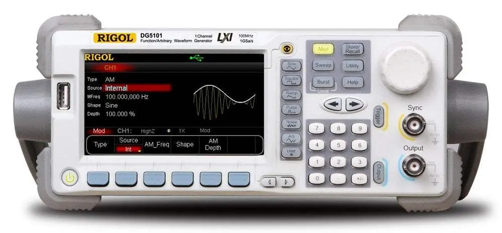 Dg5101 Rigol Arbitrary Waveform Generator New 1