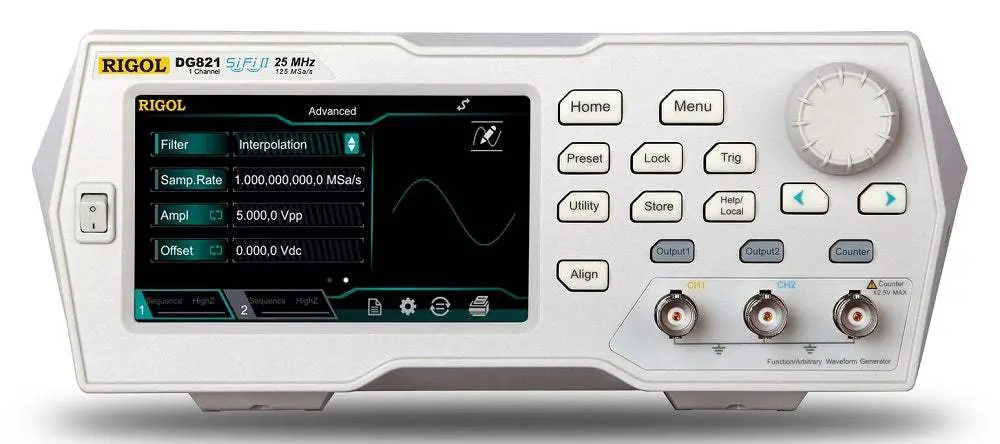 Dg821 Rigol Function Generator New 1