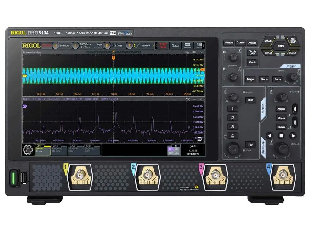 Dho5104 Rigol Digital Oscilloscope 1