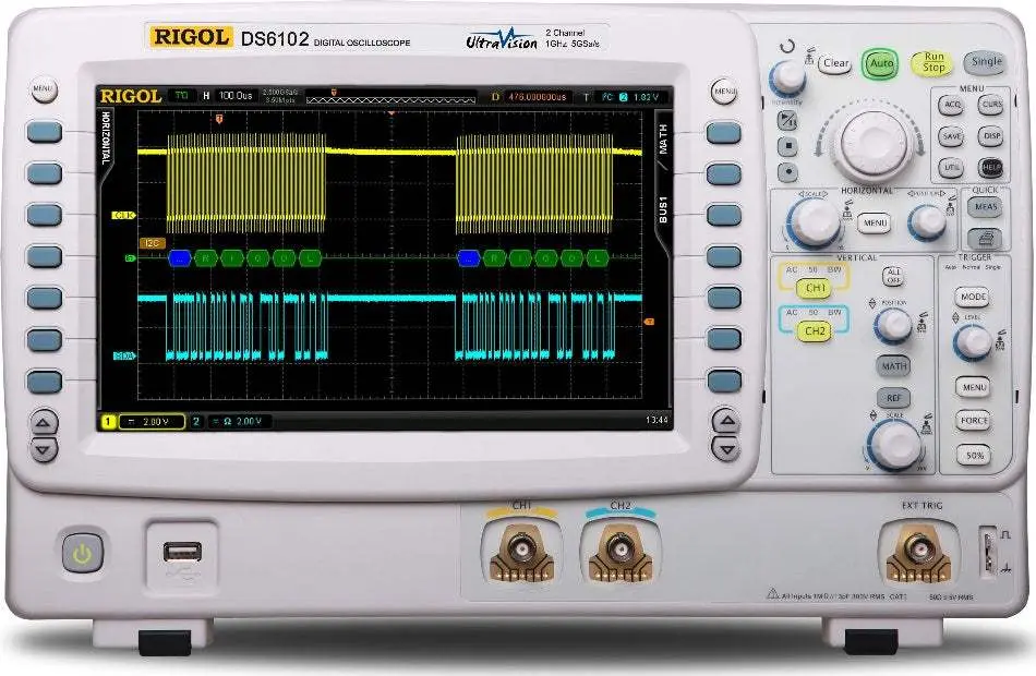 Ds6102 Rigol Digital Oscilloscope Used 1