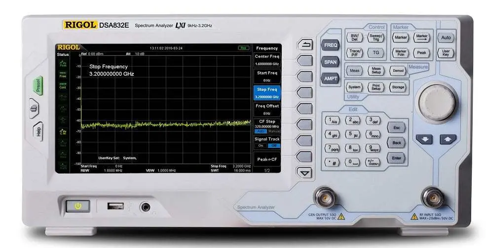 Dsa832e-Tg Rigol Spectrum Analyzer New 1