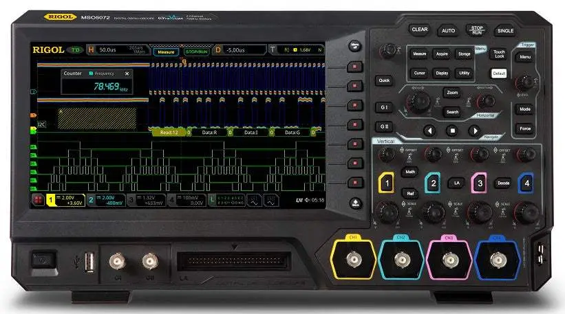 Mso5074 Rigol Mixed Signal Oscilloscope New 1
