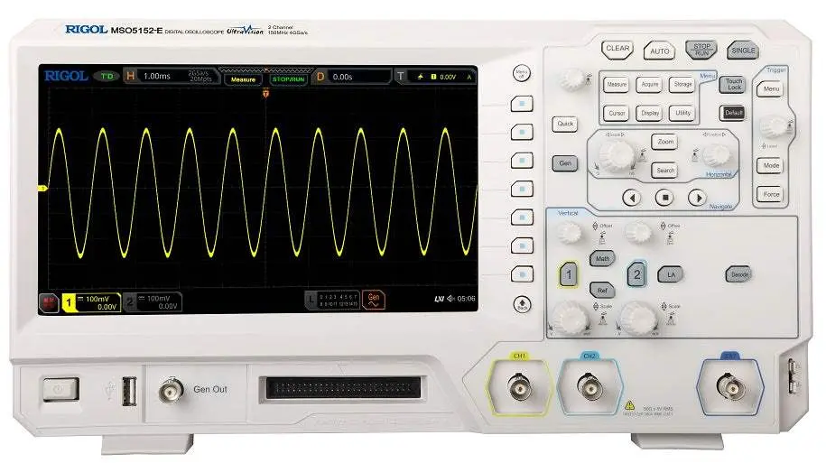 Mso5152e Rigol Mixed Signal Oscilloscope New 1