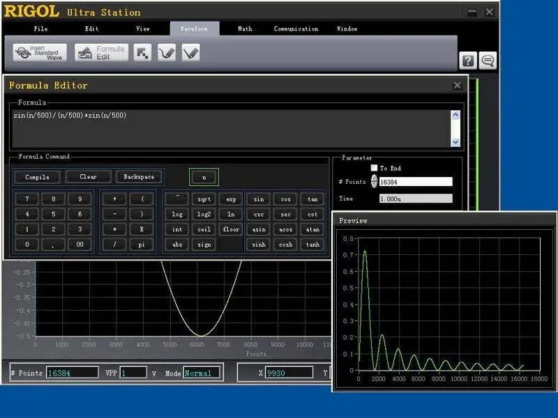 Ultra Station-Adv Rigol Software New 1