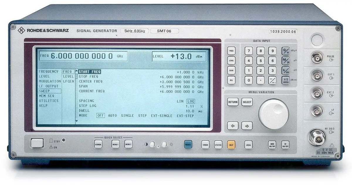 Smt06 Rohde & Schwarz Rf Generator Used 1