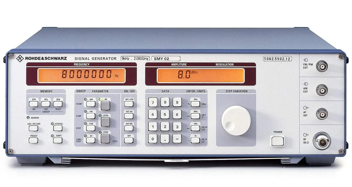 Smy02 Rohde & Schwarz Rf Generator Used 1