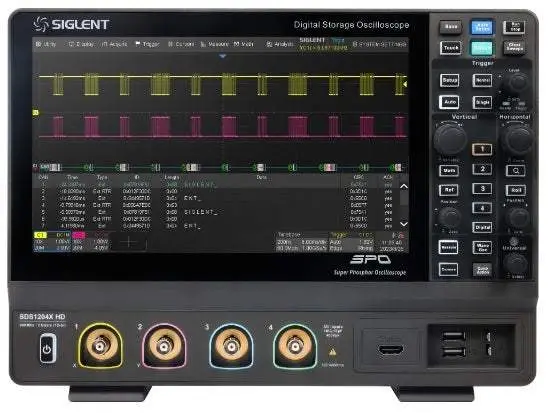 Sds1202x Hd Siglent Digital Oscilloscope New 1