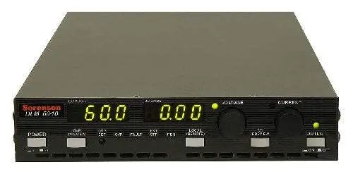 Dlm60-10 Sorensen Dc Power Supply Used 1