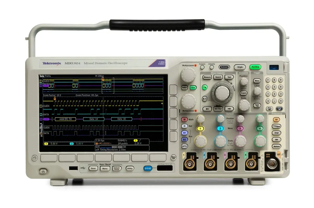 Mdo3054 Tektronix Mixed Domain Oscilloscope New 1
