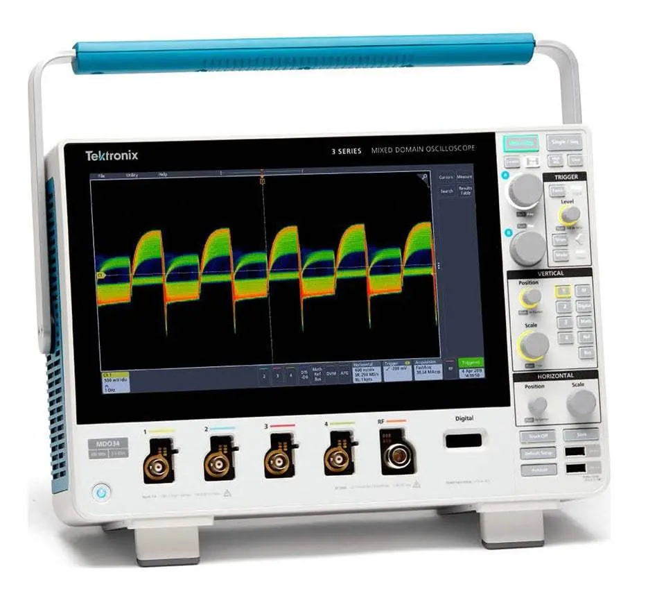 Mdo34 3-Bw-1000 Tektronix Mixed Domain Oscilloscope Used 1