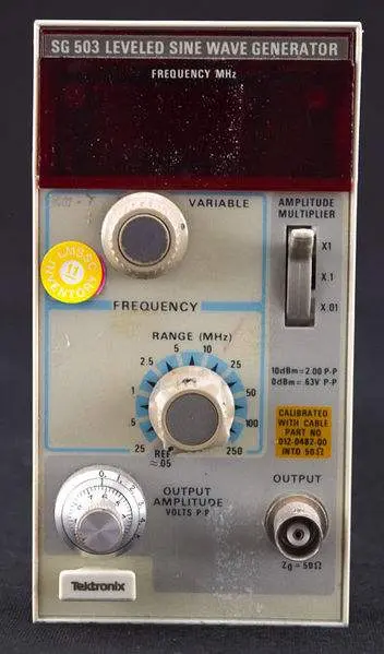 Sg503 Tektronix Rf Generator Used 1