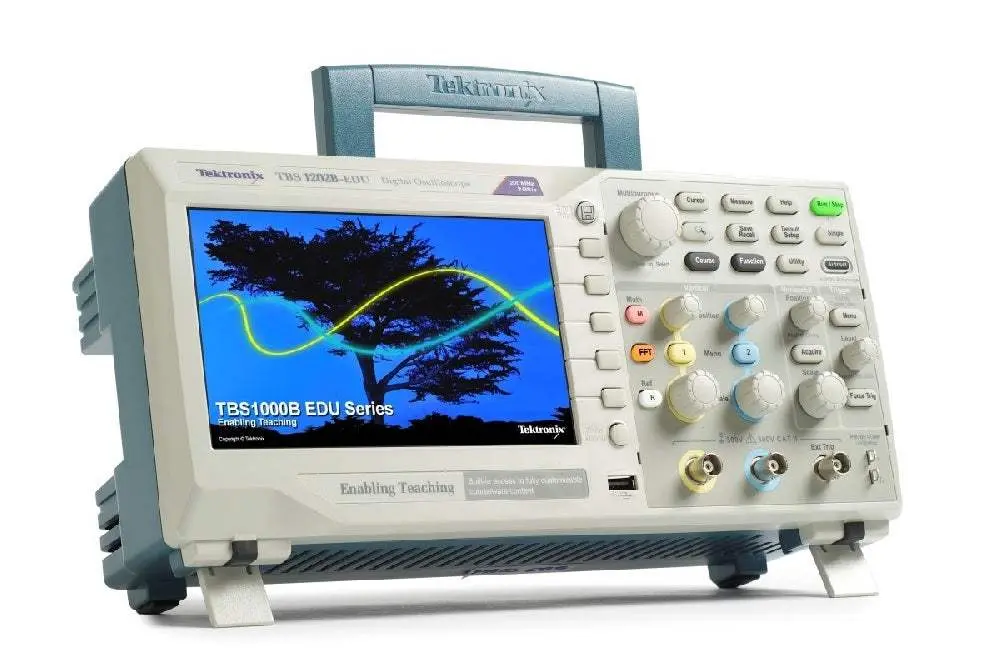 Tbs1202b-Edu Tektronix Digital Oscilloscope Used 1