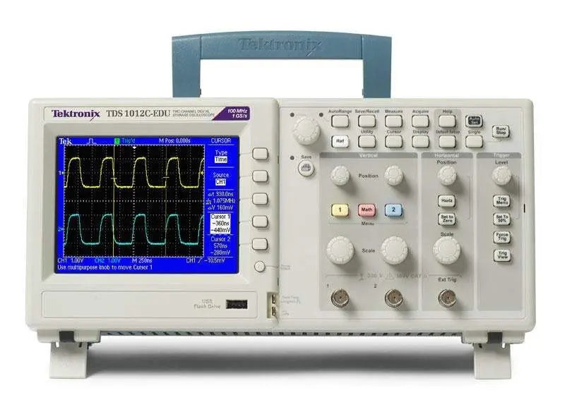 Tds1012c-Edu Tektronix Digital Oscilloscope Used 1